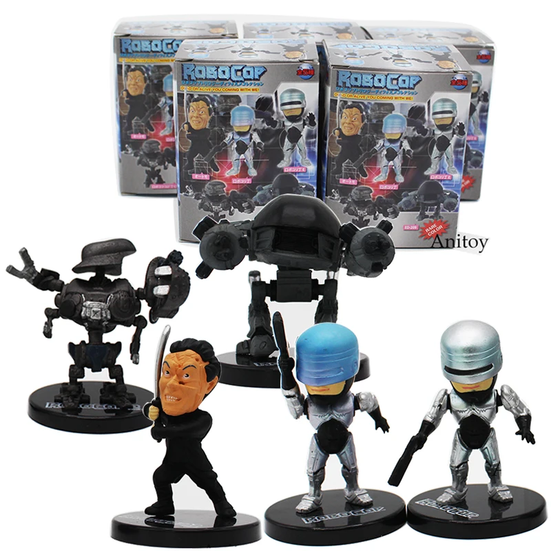 Movie RoboCop Q Version Dolls 5pcs/set ED-209 PVC Action Figures Collectible Model Toys RoboCop 6.5cm KT4225
Movie RoboCop Q Version Dolls 5pcs/set ED-209 PVC Action Figures Collectible Model Toys RoboCop 6.5cm KT4225