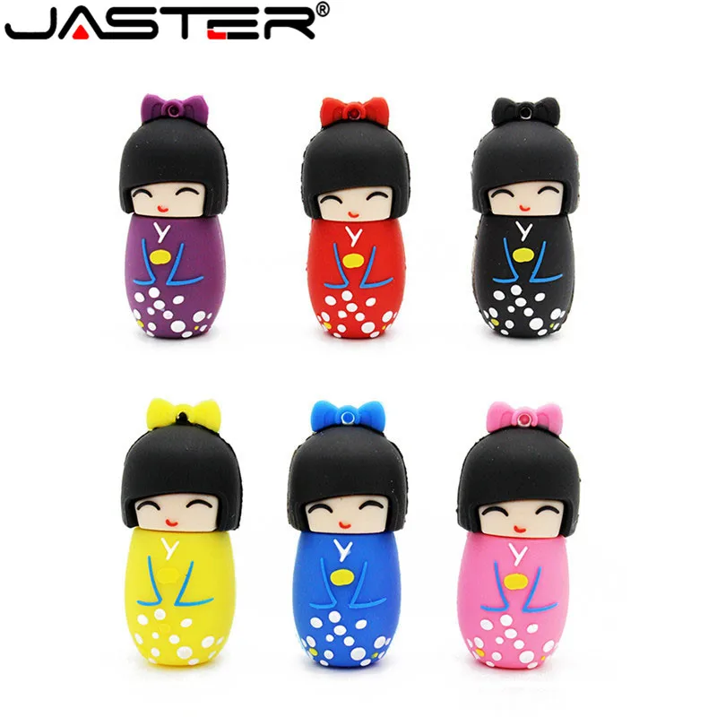JASTER Brand new Japanese doll kimono model Flash drive cartoon flash card 16GB 32GB usb 2.0 memory card Fashion gifts free de
JASTER Brand new Japanese doll kimono model Flash drive cartoon flash card 16GB 32GB usb 2.0 memory card Fashion gifts free de