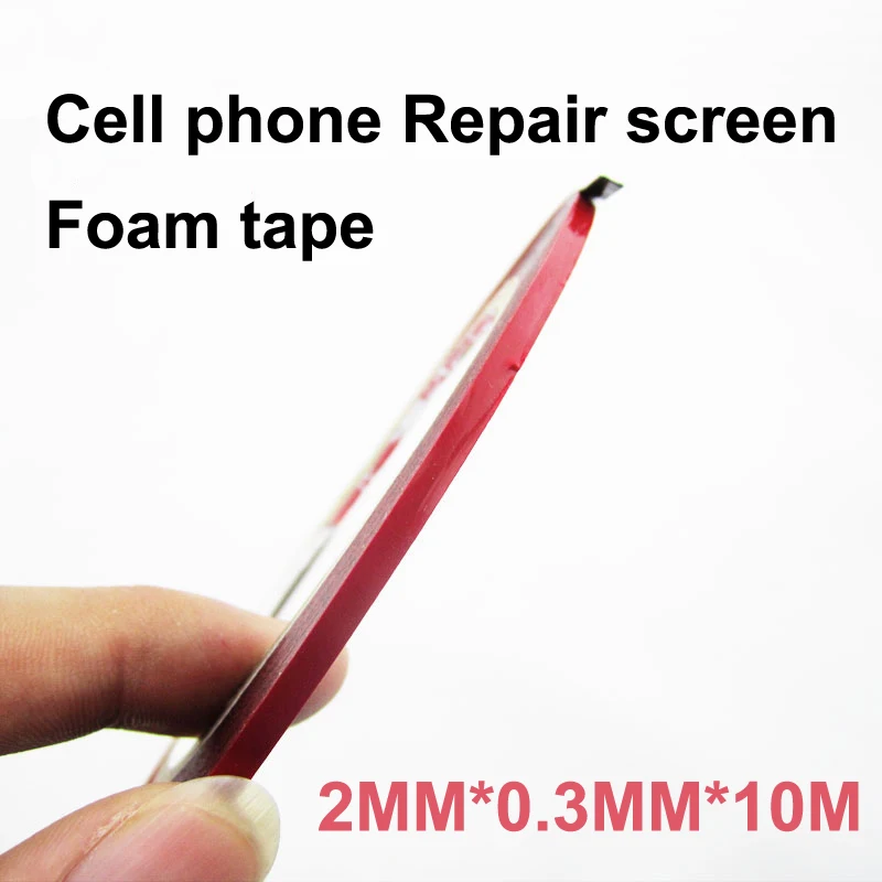 10pcs/lot cellphone screen repair double-sided adhesive foam tape Powerful ultrathin dustproof black color 2mm*0.3mm*10m
10pcs/lot cellphone screen repair double-sided adhesive foam tape Powerful ultrathin dustproof black color 2mm*0.3mm*10m