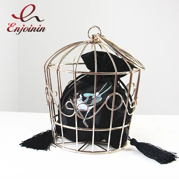 New style personality bird cage metal modeling embroidery satin bag party ladies handbag totes fashion purse 3 colors
New style personality bird cage metal modeling embroidery satin bag party ladies handbag totes fashion purse 3 colors