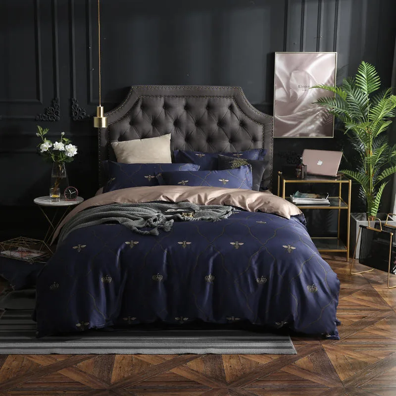 60S Egypt cotton BLUE Color Bedding set 4PCS KING QUEEN SIZE tribute silk Hotel Bed set Cotton bed linen bedsheet set
60S Egypt cotton BLUE Color Bedding set 4PCS KING QUEEN SIZE tribute silk Hotel Bed set Cotton bed linen bedsheet set