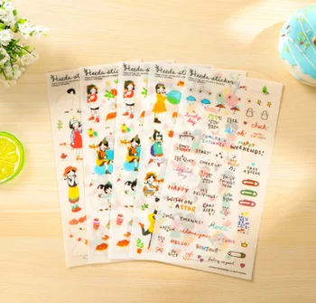 6pcs Creative Dress Up Girl sticker Planner DIY Scrapbook Diary Phone Decoration Notebook Ablums Decorative office school supply
6pcs Creative Dress Up Girl sticker Planner DIY Scrapbook Diary Phone Decoration Notebook Ablums Decorative office school supply