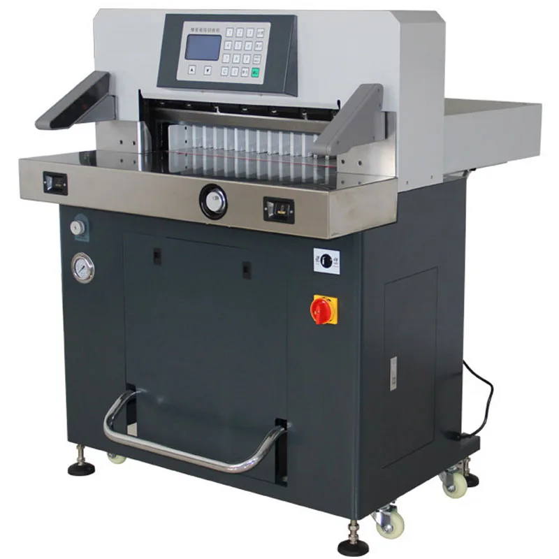 520PX Heavy Duty Hydraulic Paper Cutter Office Automatic Paper Cutting Machine Tray Machine PVC Photo Cutting Machine
520PX Heavy Duty Hydraulic Paper Cutter Office Automatic Paper Cutting Machine Tray Machine PVC Photo Cutting Machine