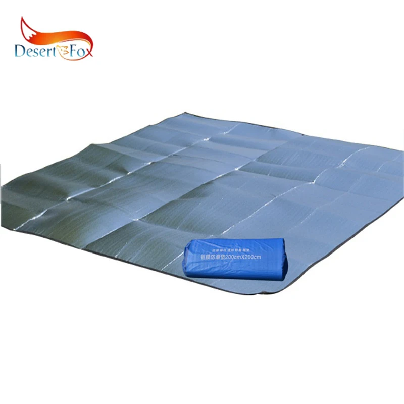 Desert&Fox Moisture Proof Cushion Double-Side Aluminum Foil Fabric Foldable Picnic Blanket Camping Moistureproof Pad for Travel
Desert&Fox Moisture Proof Cushion Double-Side Aluminum Foil Fabric Foldable Picnic Blanket Camping Moistureproof Pad for Travel