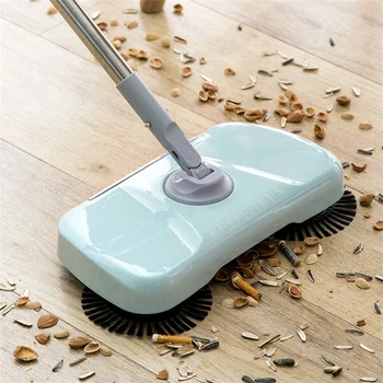 Creative Hand Push Sweepers Stainless Steel Automatic Broom Machine Rotating Magic Handle Practical Livingroom Cleaning Tools
Creative Hand Push Sweepers Stainless Steel Automatic Broom Machine Rotating Magic Handle Practical Livingroom Cleaning Tools