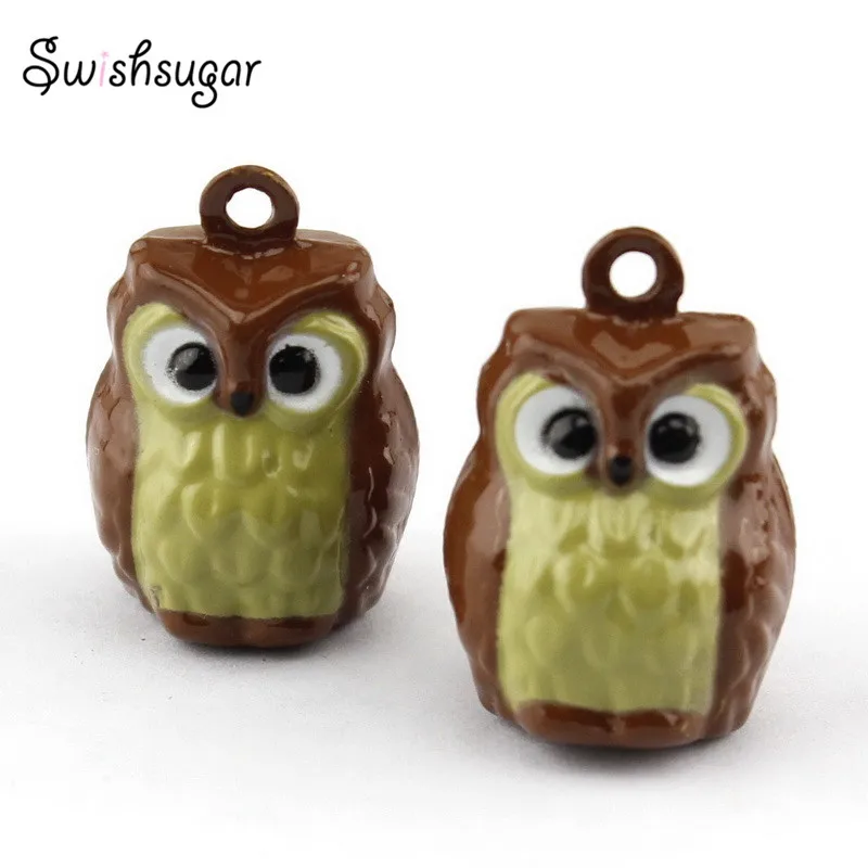 Enamel Cartoon Owl Jingle Metal Bells Fit Christmas Party Decoration Craft Making Charm Pendants
Enamel Cartoon Owl Jingle Metal Bells Fit Christmas Party Decoration Craft Making Charm Pendants