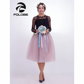 FOLOBE Gray&Peach 65cm Long Ball Gown Tutu Tulle Skirts Women Pleated Casual Lolita Petticoat faldas mujer saias Jupe
FOLOBE Gray&Peach 65cm Long Ball Gown Tutu Tulle Skirts Women Pleated Casual Lolita Petticoat faldas mujer saias Jupe