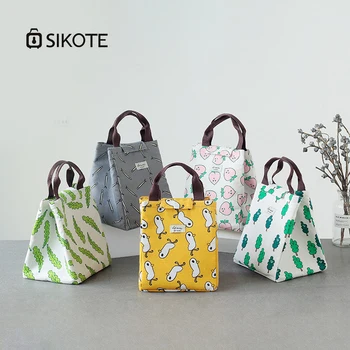 SIKOTE Insulate Portable Lunch Bag Keep Fresh Women Thermal for Picnic Office Student Lunch Box Ice Pack Cooler Tote Bags 2018
SIKOTE Insulate Portable Lunch Bag Keep Fresh Women Thermal for Picnic Office Student Lunch Box Ice Pack Cooler Tote Bags 2018