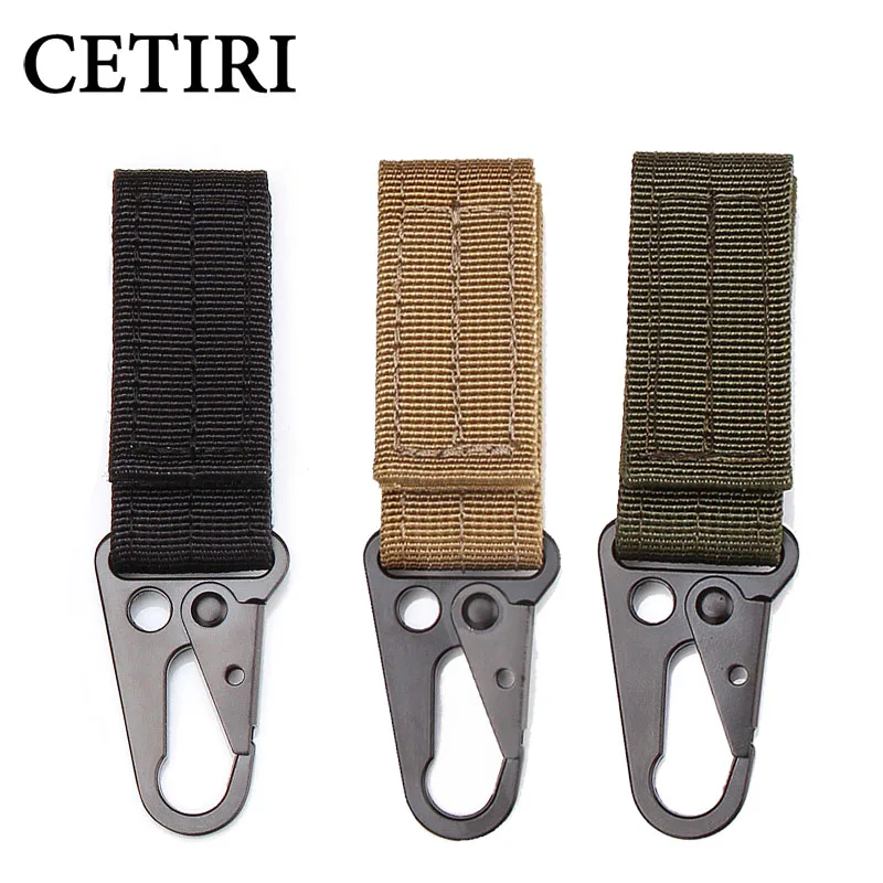 CETIRI Tactical Gear Clip Band Gear Keeper Pouch Key Chain Military Nylon Belt Keychain Molle Webbing Key Ring Holder
CETIRI Tactical Gear Clip Band Gear Keeper Pouch Key Chain Military Nylon Belt Keychain Molle Webbing Key Ring Holder