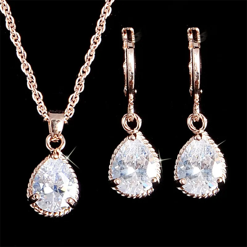 H:HYDE Wedding/Bride shiny jewelry Gold Color Women's/Girl's elegant CZ Chain Necklace + Earrings Wedding Jewelry Sets Gifts
H:HYDE Wedding/Bride shiny jewelry Gold Color Women's/Girl's elegant CZ Chain Necklace + Earrings Wedding Jewelry Sets Gifts
