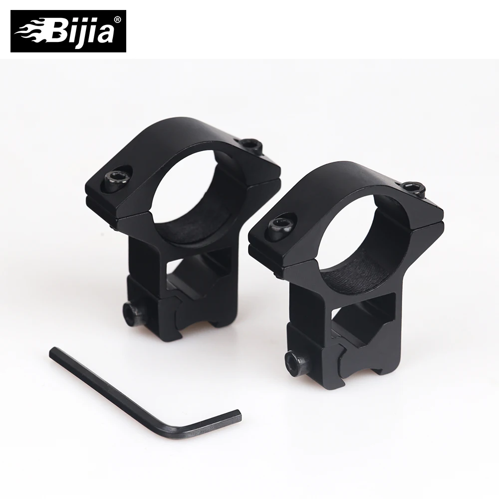 BIJIA 2 Pcs High Profile 11mm Weaver Picatinny Rail Scope Mount Heavy Duty 2 Bolts 25.4mm Ring
BIJIA 2 Pcs High Profile 11mm Weaver Picatinny Rail Scope Mount Heavy Duty 2 Bolts 25.4mm Ring