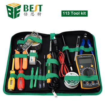 16 in 1 Household Profession Multi-purpose Repair Tool Set With Soldering Iron Digital Mulimeter For Laptop PC Tablet
16 in 1 Household Profession Multi-purpose Repair Tool Set With Soldering Iron Digital Mulimeter For Laptop PC Tablet