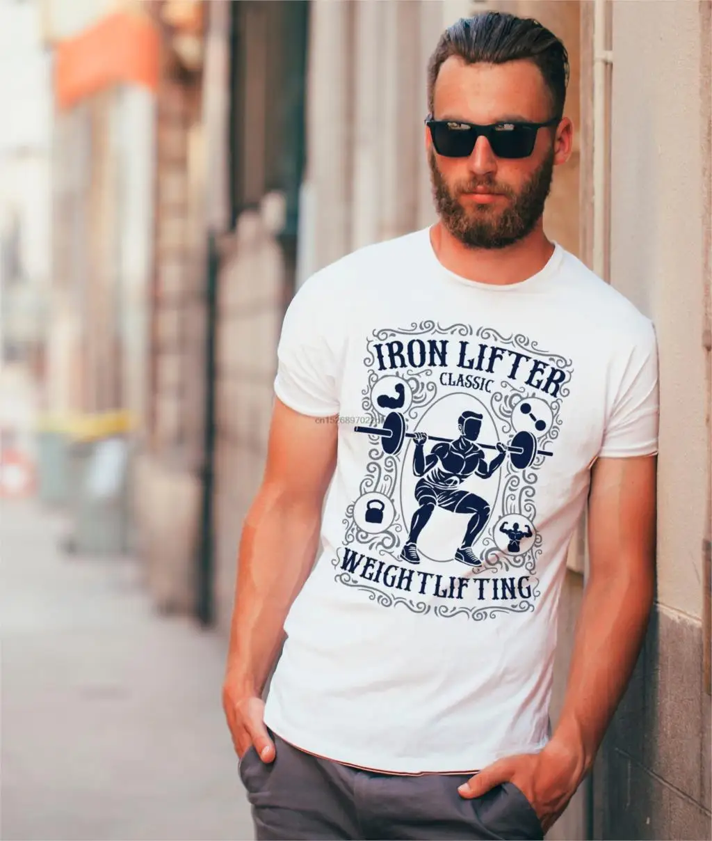 Iron Lifter Classic T-shirt Weightlifting Muscle Builder Workout T-shirt GYM T-shirt Gift For Him GYM Tee Organic Cotton
Iron Lifter Classic T-shirt Weightlifting Muscle Builder Workout T-shirt GYM T-shirt Gift For Him GYM Tee Organic Cotton