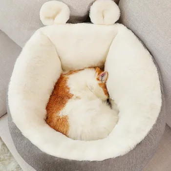 High Quality Thickening Pet Cat Bed Four Seasons Universal Washable Deep Sleep Cute Net Red Cat Sleeping Bag Mat House
High Quality Thickening Pet Cat Bed Four Seasons Universal Washable Deep Sleep Cute Net Red Cat Sleeping Bag Mat House