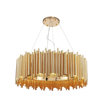 Post Modern Design Gold Aluminum Tube Chandeliers Italy Design Chandelier Lighting Pendientes E14 Lustres Led Lamp Kronleuchter
Post Modern Design Gold Aluminum Tube Chandeliers Italy Design Chandelier Lighting Pendientes E14 Lustres Led Lamp Kronleuchter