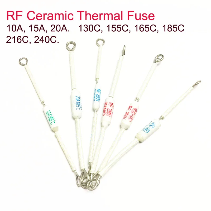 5pcs 200pcs RF Rice Cooker Ceramic Thermal Fuse Cutoff 250V 10A/130C/155C/165C/185C 15A/20A/185C 20A/216C/240C
5pcs 200pcs RF Rice Cooker Ceramic Thermal Fuse Cutoff 250V 10A/130C/155C/165C/185C 15A/20A/185C 20A/216C/240C