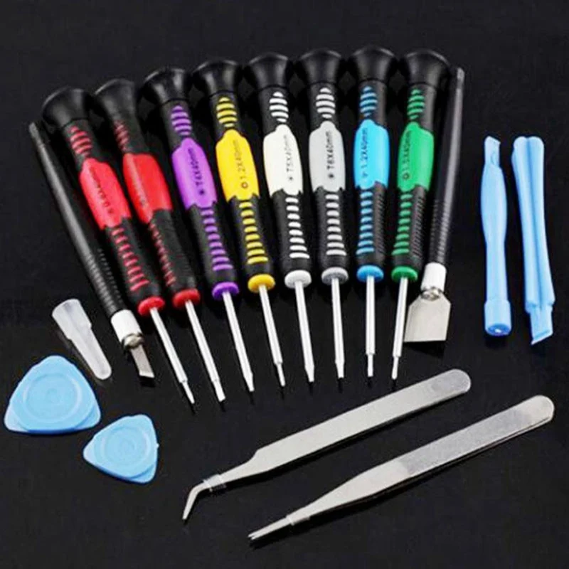 Portable Durable Opening Repair Tools 16 in 1 Screwdrivers Set Kit With Tweezer Scraper For iPhone 5 6 6s Plus Smartphone
Portable Durable Opening Repair Tools 16 in 1 Screwdrivers Set Kit With Tweezer Scraper For iPhone 5 6 6s Plus Smartphone
