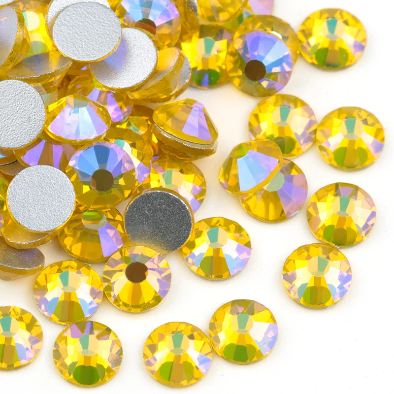 SS3-SS20 8size Citrine AB flat back nail art deco non hotfix rhinestones for Rhinestone & Decoration glue on stone
SS3-SS20 8size Citrine AB flat back nail art deco non hotfix rhinestones for Rhinestone & Decoration glue on stone