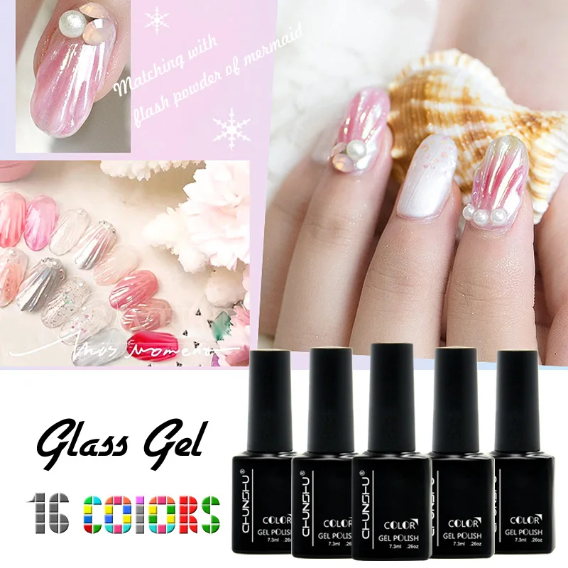 Translucent Pure Glaze 7.3ml Glass Gel Nail Polish Matching Flash Powder Shell Effects Jelly Gem Gel Manicure Special UV Gel DIY
Translucent Pure Glaze 7.3ml Glass Gel Nail Polish Matching Flash Powder Shell Effects Jelly Gem Gel Manicure Special UV Gel DIY