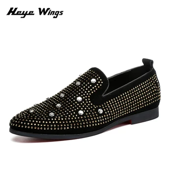 Heye Wings Korean version casual dress shoes rhinestone personality men's shoes Rivet decoration
Heye Wings Korean version casual dress shoes rhinestone personality men's shoes Rivet decoration
