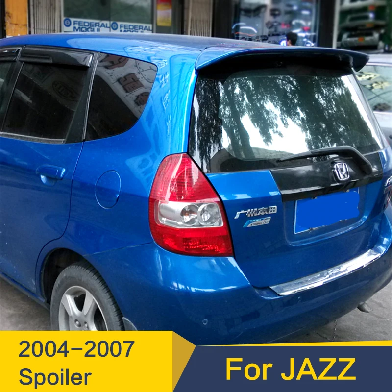 For Honda JAZZ Spoiler 2004-2007 Fit Rear Wing Spoiler JAZZ ABS Material Car Roof Spoiler Automobile Decoration with colour
For Honda JAZZ Spoiler 2004-2007 Fit Rear Wing Spoiler JAZZ ABS Material Car Roof Spoiler Automobile Decoration with colour