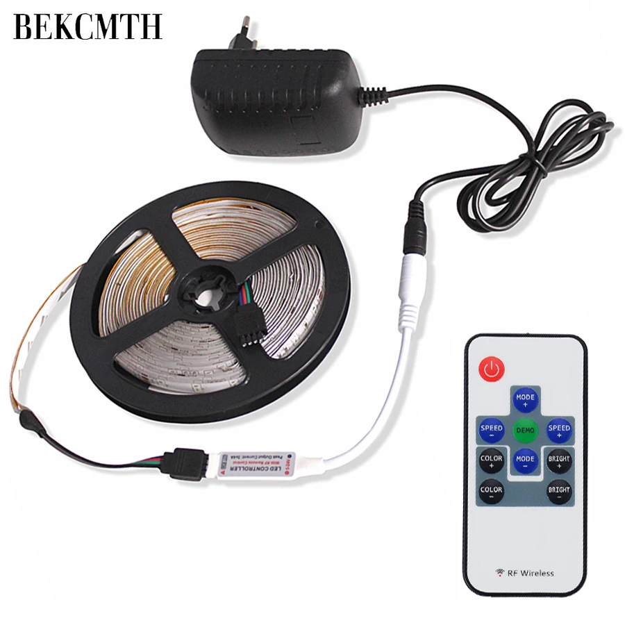 RGB LED Strip light SMD 2835 5m 10m 15m 20m waterproof or No waterproof Led tape diode ribbon flexible DC 12V RF10K controller
RGB LED Strip light SMD 2835 5m 10m 15m 20m waterproof or No waterproof Led tape diode ribbon flexible DC 12V RF10K controller