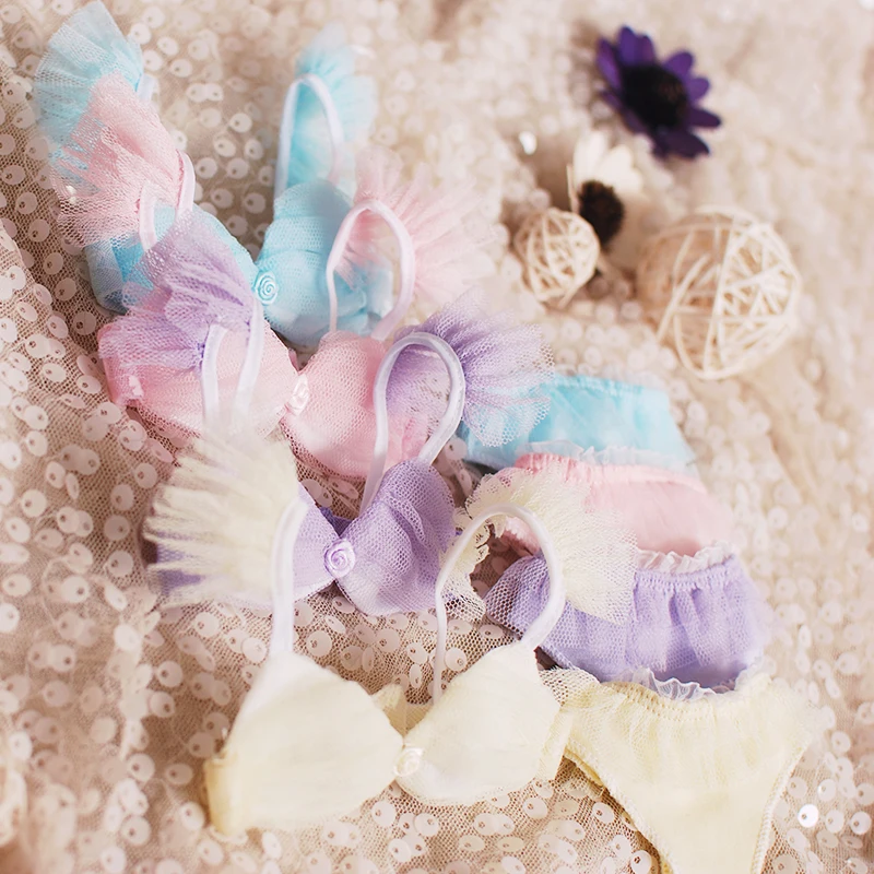 Cute Sugar Lace Bra+Panties Underwear 4 Colors For BJD 1/3 SD16 Doll Clothes UW10
Cute Sugar Lace Bra+Panties Underwear 4 Colors For BJD 1/3 SD16 Doll Clothes UW10