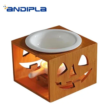 Creative Halloween Incense Burner Natural Bamboo Shelf with Ceramic Plate / SPA Yoga Aromatic Stove Censer Essential Oil Heater
Creative Halloween Incense Burner Natural Bamboo Shelf with Ceramic Plate / SPA Yoga Aromatic Stove Censer Essential Oil Heater