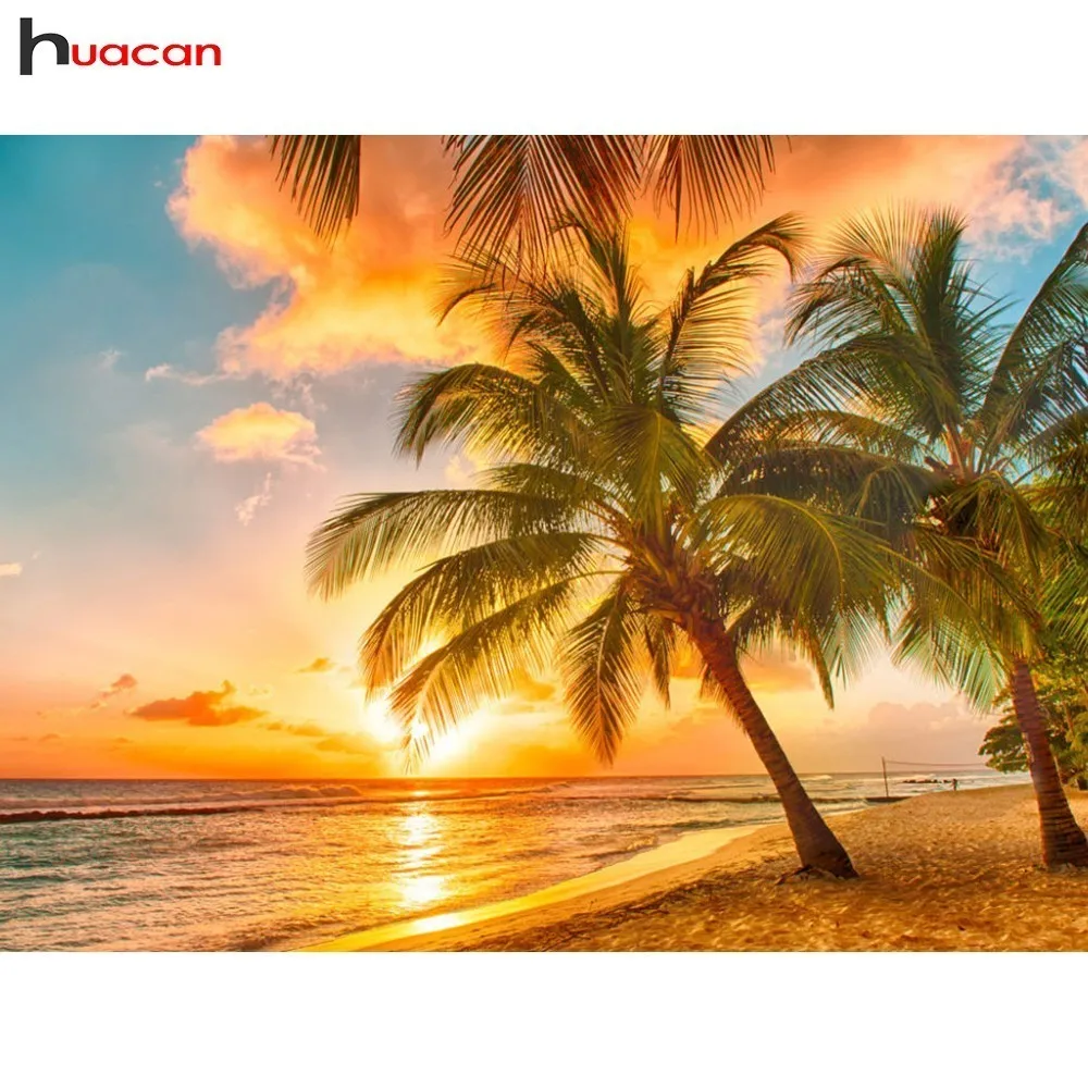 HUACAN Diamond Embroidery Landscape 5D DIY Diamond Painting Cross Stitch Green Sunset Square Drill Decoration Home
HUACAN Diamond Embroidery Landscape 5D DIY Diamond Painting Cross Stitch Green Sunset Square Drill Decoration Home