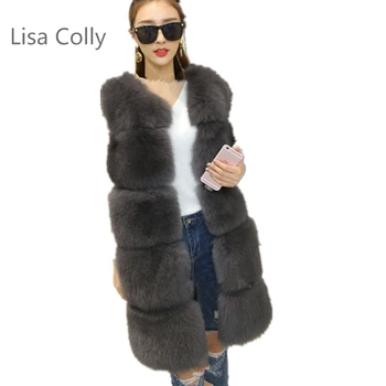 Lisa Colly Fashion Faux Fur Vest Winter Women Faux Fox Fur Vest Woman Fake Fur Coat Fur Long vest Women's Jacket
Lisa Colly Fashion Faux Fur Vest Winter Women Faux Fox Fur Vest Woman Fake Fur Coat Fur Long vest Women's Jacket