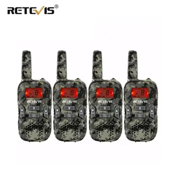 Camouflage Mini Walkie Talkie 4 pcs Kids Radio Retevis RT33 8CH 0.5W PMR446 VOX LCD Display USB Charging Two-way Amateur Radio
Camouflage Mini Walkie Talkie 4 pcs Kids Radio Retevis RT33 8CH 0.5W PMR446 VOX LCD Display USB Charging Two-way Amateur Radio