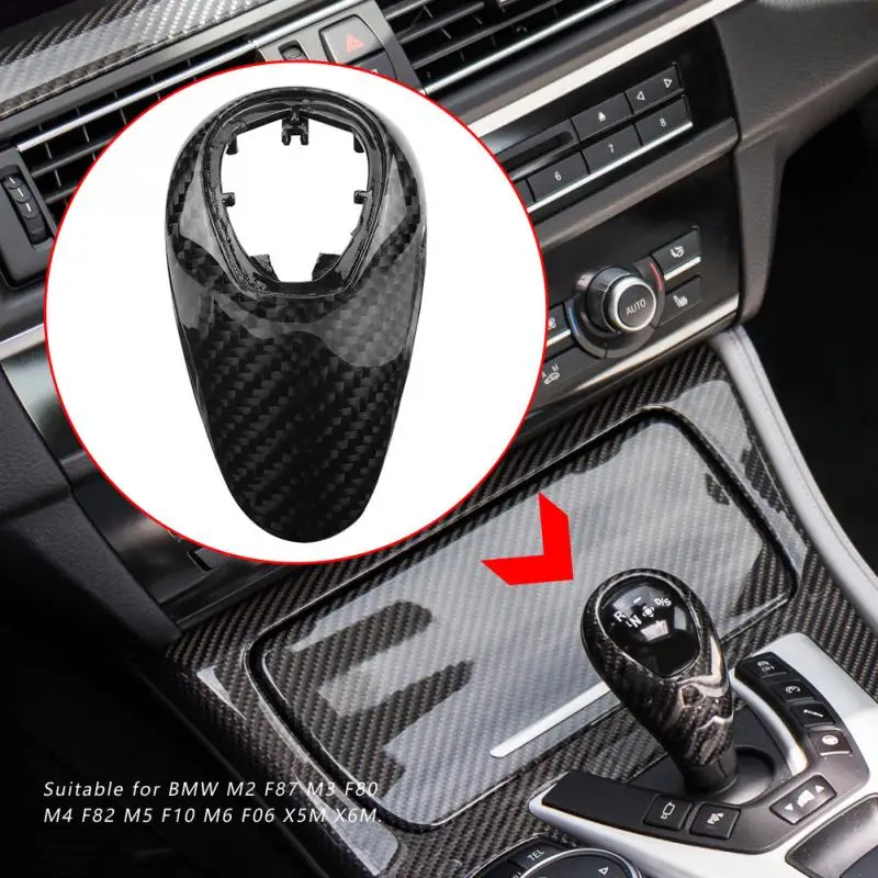 Replacement Style Carbon Fiber Car Gear Shift Knob Cover Trim for BMW M2 M3 M4 M5 M6 X5M X6M
Replacement Style Carbon Fiber Car Gear Shift Knob Cover Trim for BMW M2 M3 M4 M5 M6 X5M X6M
