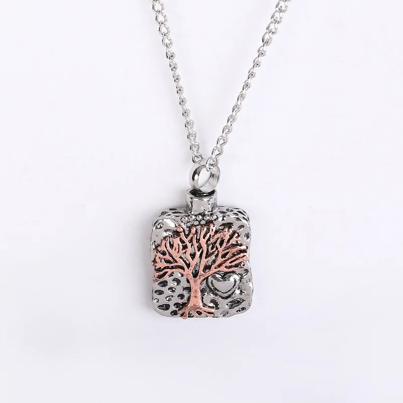 2018 Fashion Tree Of Life Cremation Pendant Necklace Chain Screw Perfume Locket Bone Bottle Urn Ashes Holder Keepsake Jewelry
2018 Fashion Tree Of Life Cremation Pendant Necklace Chain Screw Perfume Locket Bone Bottle Urn Ashes Holder Keepsake Jewelry