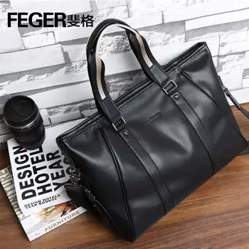 Casual Tote Bag Men Shoulder Bag Laptop Briefcase Men's PU Leather handbag Brand business hand bag Male Handbags Bags FEGER
Casual Tote Bag Men Shoulder Bag Laptop Briefcase Men's PU Leather handbag Brand business hand bag Male Handbags Bags FEGER