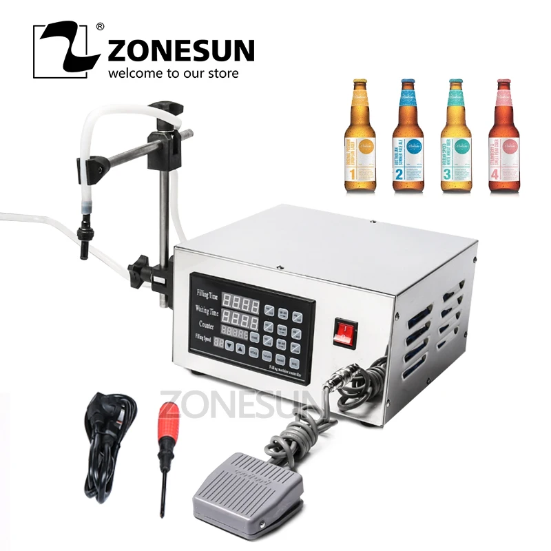 ZONESUN 30W Liquid filling machine Small CNC electric automatic filling machine economical and practical
ZONESUN 30W Liquid filling machine Small CNC electric automatic filling machine economical and practical