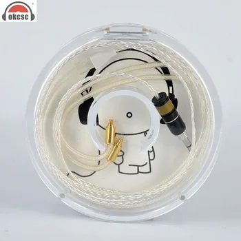 OKCSC Earphone Cable Re-cable Exchange Cable MMCX Terminal for SE215 SE315 UE900 8-core Single Crystal Sliver
OKCSC Earphone Cable Re-cable Exchange Cable MMCX Terminal for SE215 SE315 UE900 8-core Single Crystal Sliver