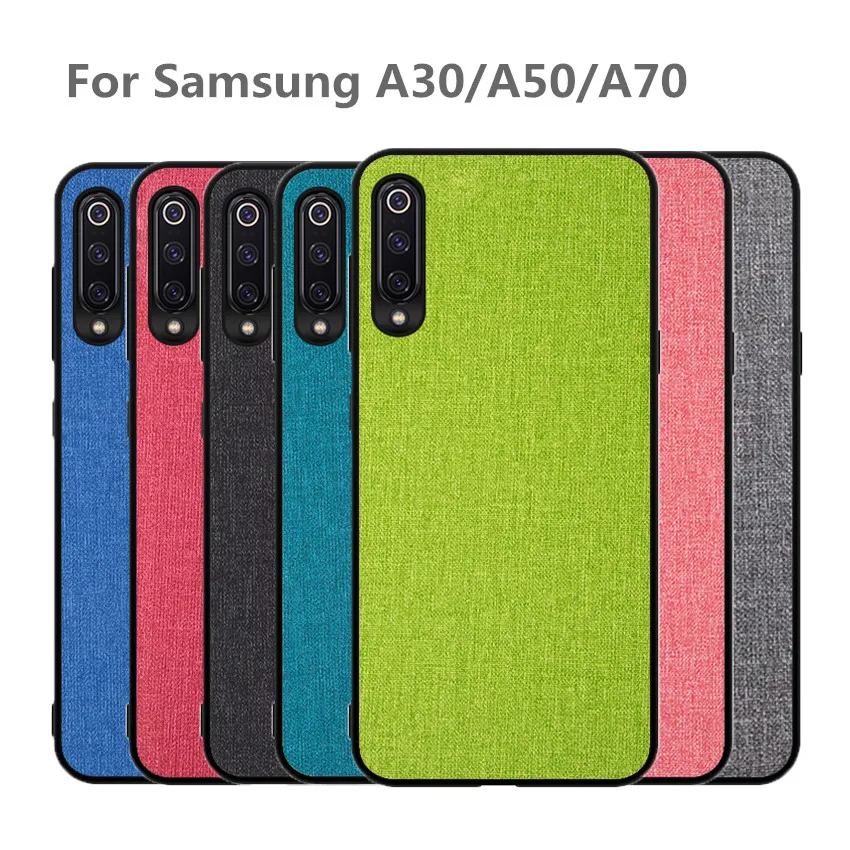 For Samsung Galaxy A50 Case A70 cloth Fabric shockproof back cover protective Silicone Cover capas For Galaxy A30 Case A 50 A 30
For Samsung Galaxy A50 Case A70 cloth Fabric shockproof back cover protective Silicone Cover capas For Galaxy A30 Case A 50 A 30
