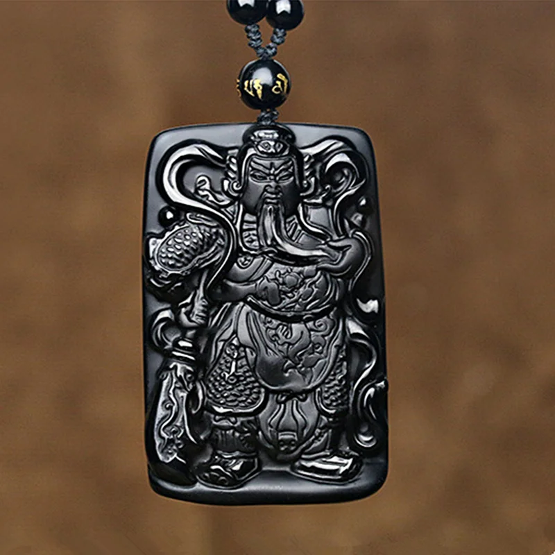 Natural obsidian frosted pendant Black Guan Yu Pendant Door god God of Wealth Gift Certificate of authenticity Free shipping
Natural obsidian frosted pendant Black Guan Yu Pendant Door god God of Wealth Gift Certificate of authenticity Free shipping