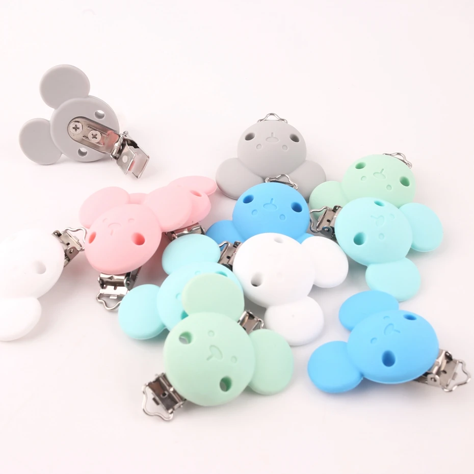 Bite Bites Pacifier Clip Rodent Silicone Silicone Teether Cute Grey Bear Head Shaped 1PC DIY Pacifier Chain Tools Baby Teether
Bite Bites Pacifier Clip Rodent Silicone Silicone Teether Cute Grey Bear Head Shaped 1PC DIY Pacifier Chain Tools Baby Teether
