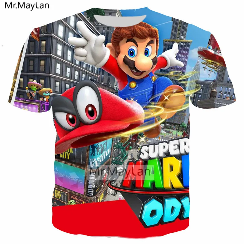 Harajuku Cartoon Game Cute Super Mario Bros 3D Print Kawaii T-Shirt Men/women Tshirt Hiphop Streetwear Tee T shirt Boys Clothes
Harajuku Cartoon Game Cute Super Mario Bros 3D Print Kawaii T-Shirt Men/women Tshirt Hiphop Streetwear Tee T shirt Boys Clothes