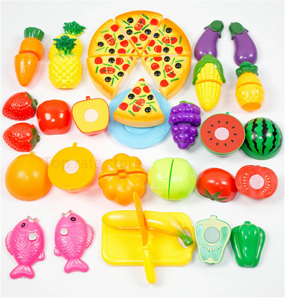 24pcs/Set Plastic Fruit Vegetable Kitchen Cutting Toys Early Education Classic Toy Pretend Play Cook Toy for Baby Kids Child
24pcs/Set Plastic Fruit Vegetable Kitchen Cutting Toys Early Education Classic Toy Pretend Play Cook Toy for Baby Kids Child