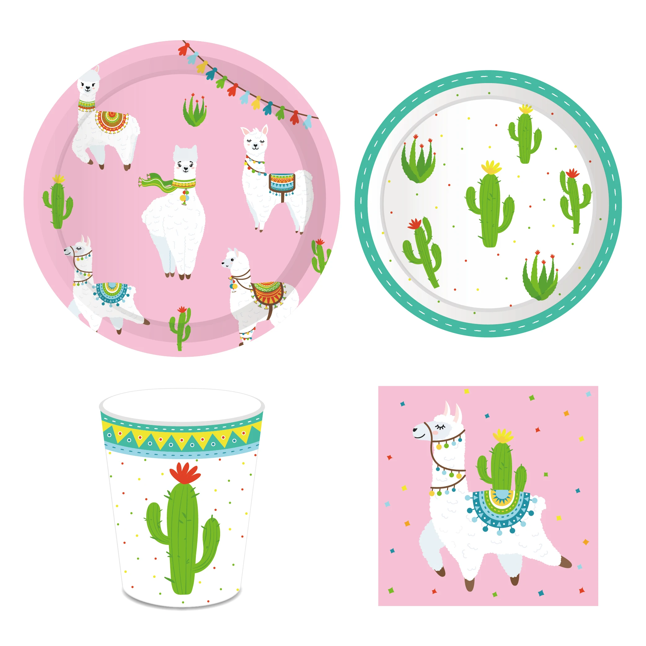 Baby Shower Cartoon Animals Alpaca Cactus Party Decorations Sets Cartoon Disposable Tableware Sets Kids Birthday Party Supplies
Baby Shower Cartoon Animals Alpaca Cactus Party Decorations Sets Cartoon Disposable Tableware Sets Kids Birthday Party Supplies