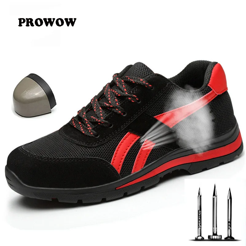 Men Work & Safety Shoes Steel Toe Caps Anti-smashing Security shoes Breathable Boots Anti-slip Working Footwear Men sneakers
Men Work & Safety Shoes Steel Toe Caps Anti-smashing Security shoes Breathable Boots Anti-slip Working Footwear Men sneakers