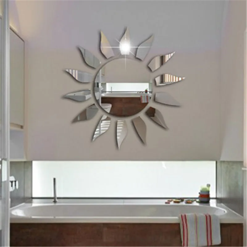 Sun Mirror Wall Sticker Modern Acrylic Mural Wallpaper Decals Home Decor Living Room Creative Mirror Mural Makeup Spiegel
Sun Mirror Wall Sticker Modern Acrylic Mural Wallpaper Decals Home Decor Living Room Creative Mirror Mural Makeup Spiegel