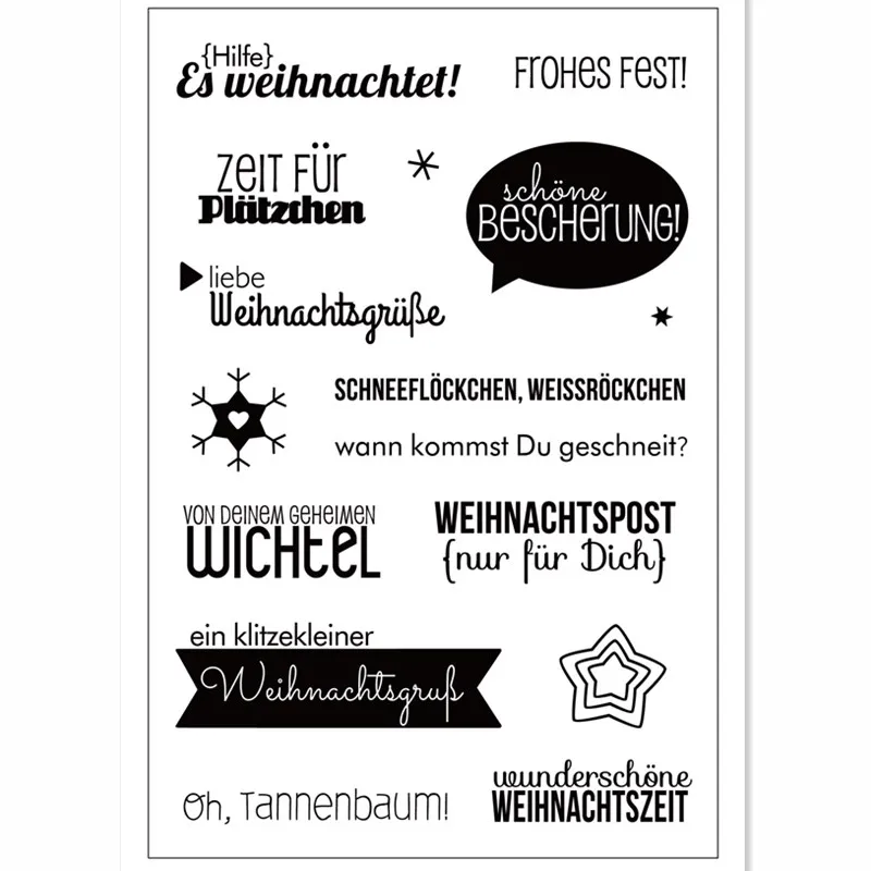 German Transparent Clear Silicone Stamp/Seal for DIY scrapbooking/photo album Decorative
German Transparent Clear Silicone Stamp/Seal for DIY scrapbooking/photo album Decorative
