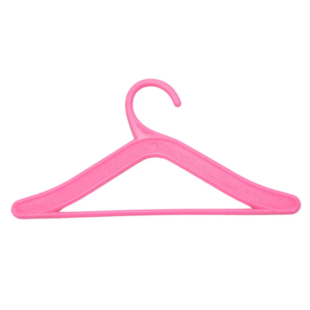 

20 Pcs Pink Hangers For Doll Dress Clothes Display Pretend Hanger high quality