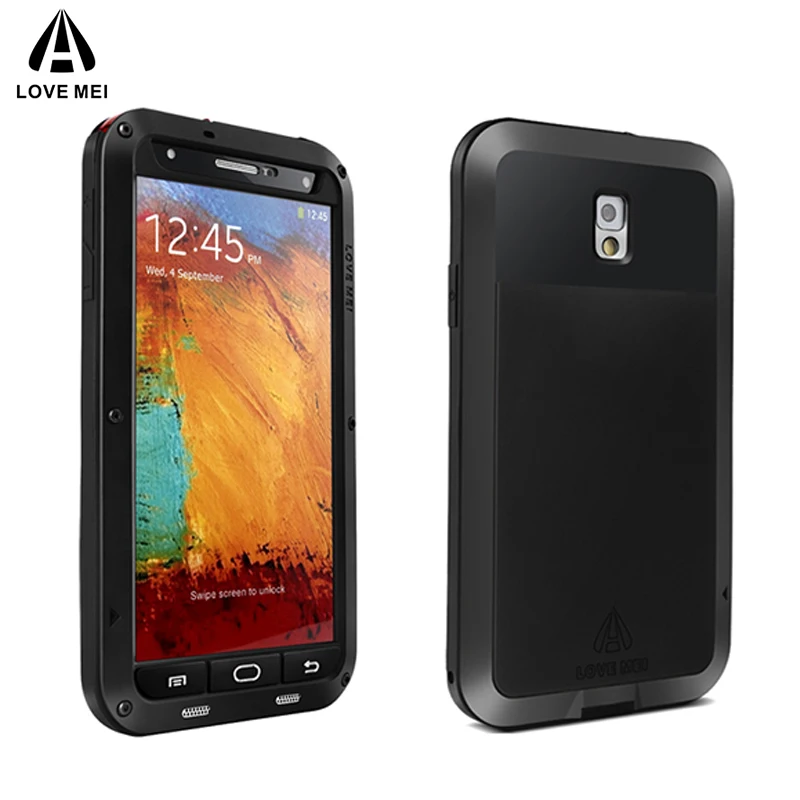 LOVE MEI Aluminum Metal Case For Samsung Galaxy Note 3 Cover Armor Shockproof Waterproof Case For Galaxy Note 3 III N9000 Note3
LOVE MEI Aluminum Metal Case For Samsung Galaxy Note 3 Cover Armor Shockproof Waterproof Case For Galaxy Note 3 III N9000 Note3