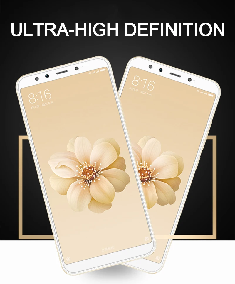 TOMKAS Glass For Xiaomi Mi A2 6X Screen Protector Tempered Easy to install Film For Xiaomi Redmi S2 Mi Mix 2S Tempered Glass