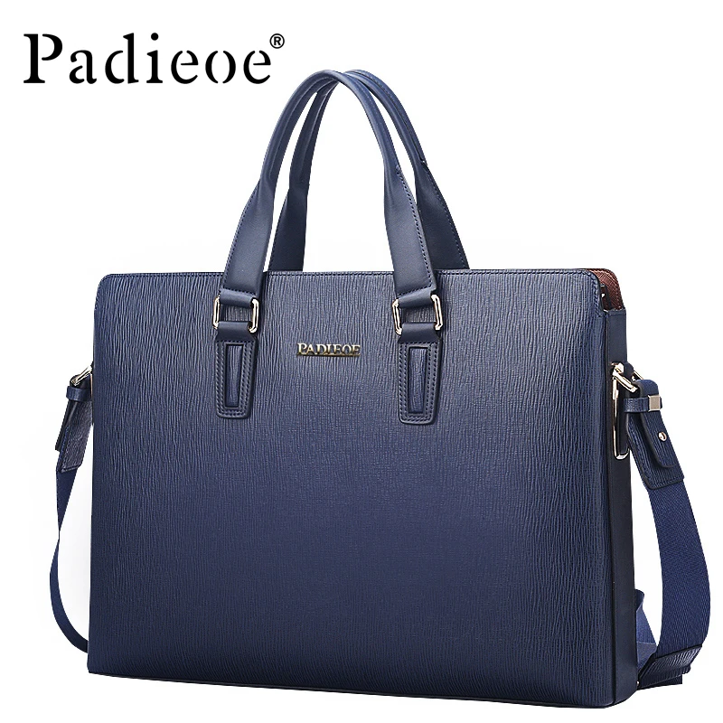 Padieoe Luxury Brand Genuine Leather Men Briefcase Laptop Bag Fashion Men's Business Bags Casual Leather Messenger Bag for Men
Padieoe Luxury Brand Genuine Leather Men Briefcase Laptop Bag Fashion Men's Business Bags Casual Leather Messenger Bag for Men