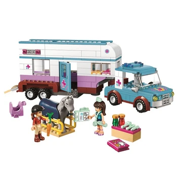 Friends Series Horse Vet Trailer Car Model Building Block Bricks Compatible With Lepining Friends
Friends Series Horse Vet Trailer Car Model Building Block Bricks Compatible With Lepining Friends